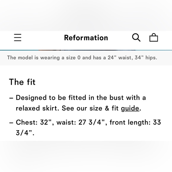 NWT Reformation Malina Denim Strapless Dress in Laguna Size 6 $218 - Picture 8 of 11